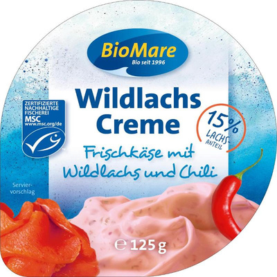 Produktfoto zu Frischecreme Wildlachs Chili