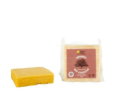 Produktfoto zu Cheddar Red Leicester SB - orange gefärbt mit Natur-Annatto