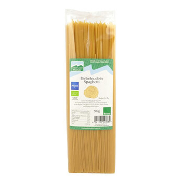 Produktfoto zu Dinkel Spaghetti hell