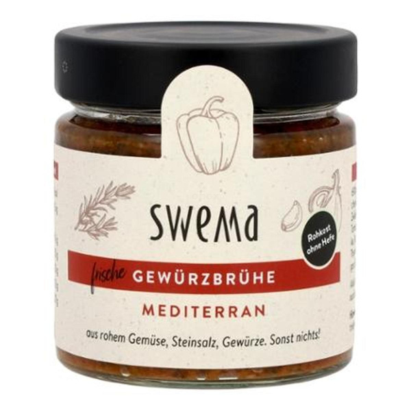 Produktfoto zu Frische Gemüsebrühe mediterran - roh + hefefrei