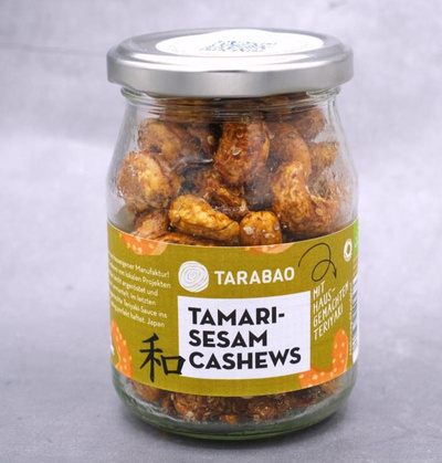 Produktfoto zu Tamari Sesam Cashews geröstet
