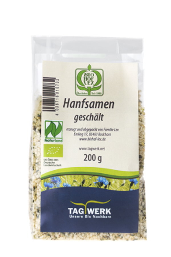 Produktfoto zu Hanfsamen geschält
