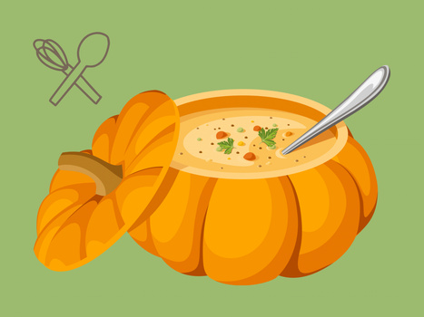 Rezeptbild für Kürbis-Apfel-Suppe