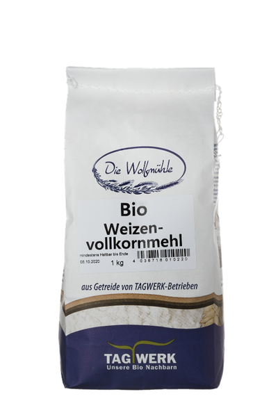 Produktfoto zu Weizenmehl Vollkorn regional