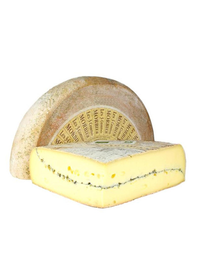 Produktfoto zu Morbier - typisch mit der Ascheschicht, aus silagefreier Heumilch - Fütterung