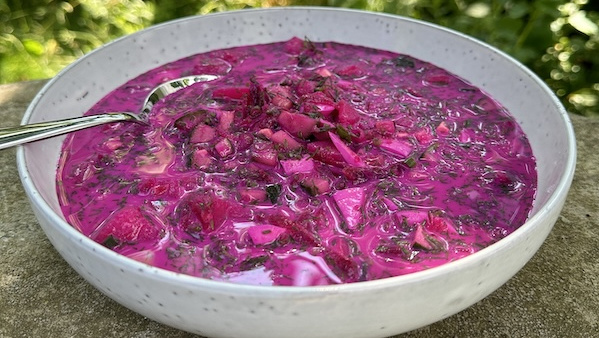 Rezeptbild für Gekühlter Borsch - Russische Sommersuppe