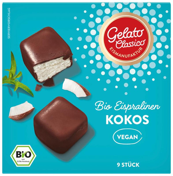 Produktfoto zu Eispralinen Kokos