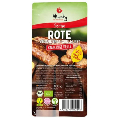 Produktfoto zu Rote Bratwurst vegan