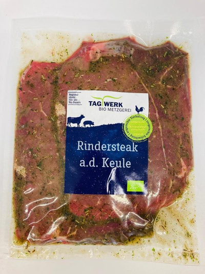 Produktfoto zu Rindersteak mariniert Kräuter