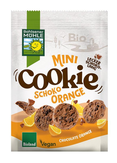 Produktfoto zu Mini Cookies Schoko Orange
