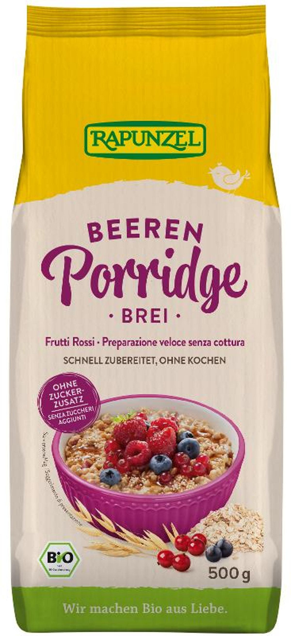 Produktfoto zu Beeren Porridge Brei