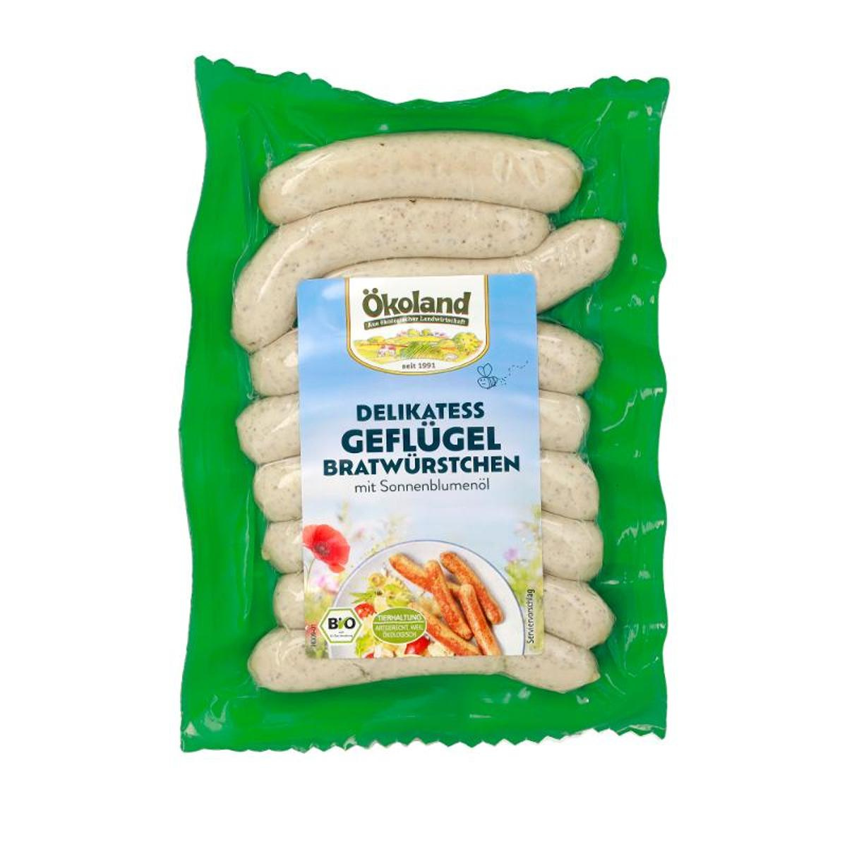 Monatswurst: Delikatess Geflügel Bratwürstchen