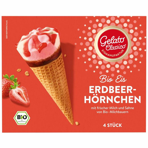 Produktfoto zu NEU: Eishörnchen Erdbeer Multipack