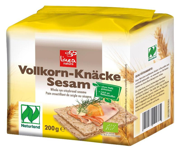 Produktfoto zu Vollkorn Knäckebrot Sesam