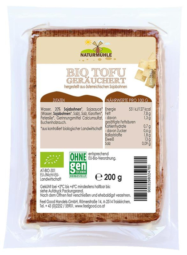 Produktfoto zu Tofu geräuchert (ungekühlt haltbar!)