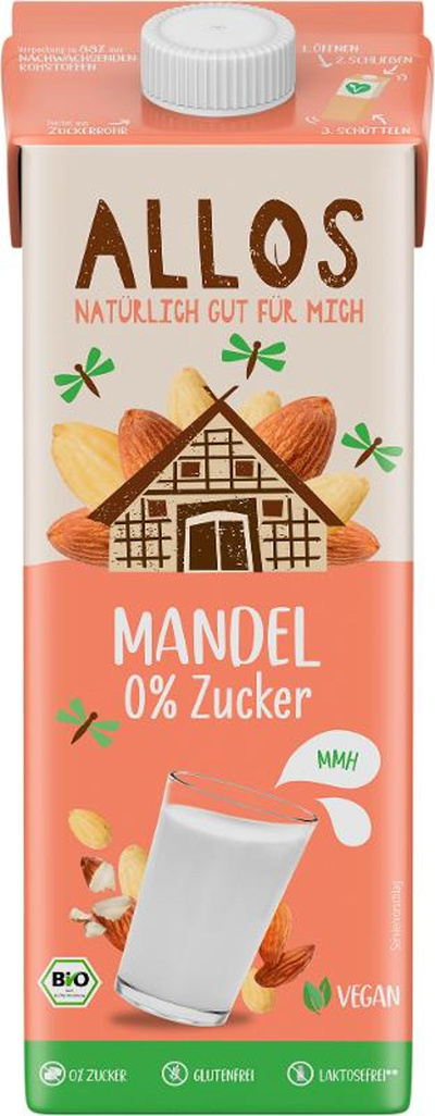 Produktfoto zu Mandeldrink ungesüßt (ganzer Karton)