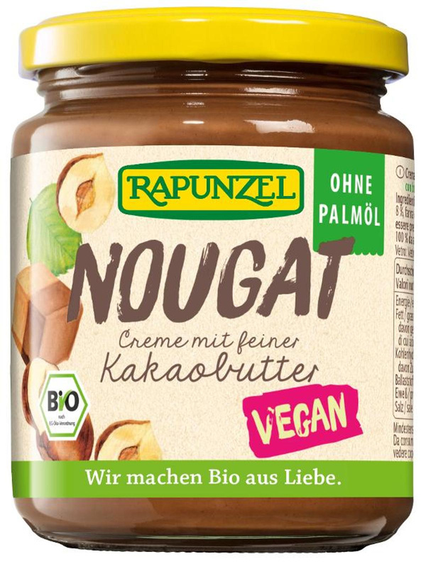 Produktfoto zu Nougat Creme - mit Kakaobutter statt Palmöl