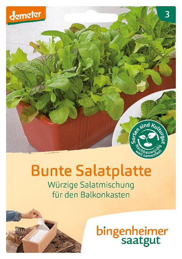 Produktfoto zu Samen: Bunte Salatplatte