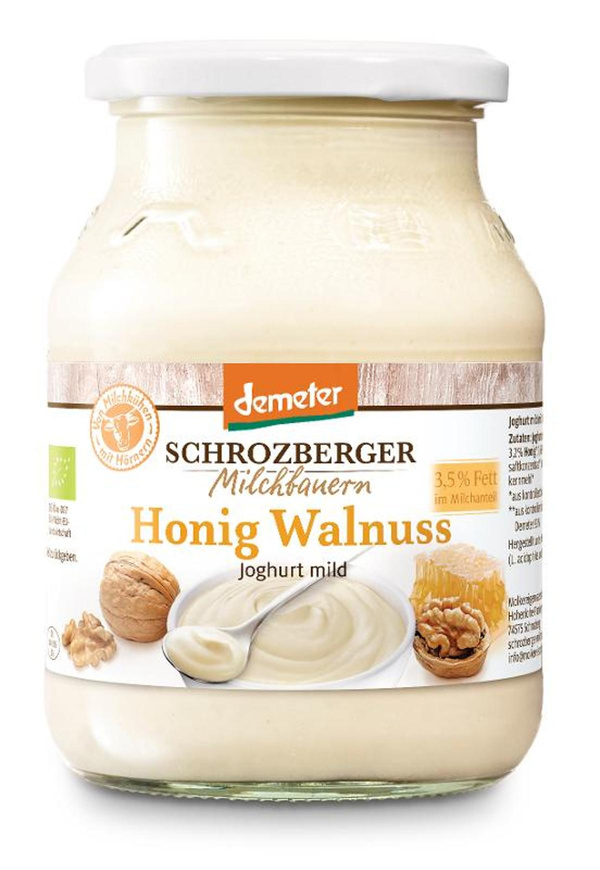 Produktfoto zu Joghurt Honig Walnuss