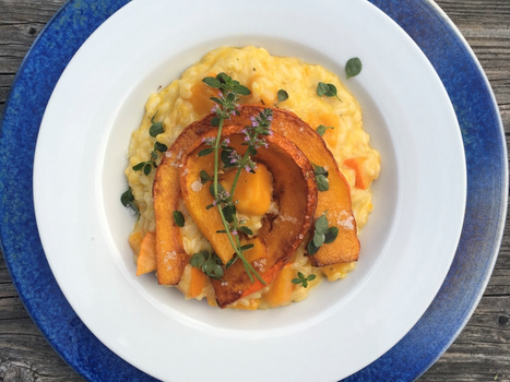 Rezeptbild für Kürbisrisotto