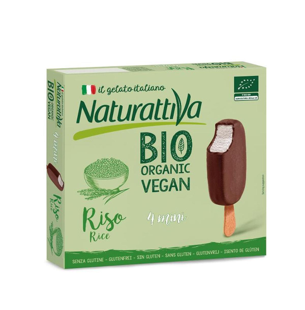 Produktfoto zu Eis Ministicks auf Reisbasis Vanille
