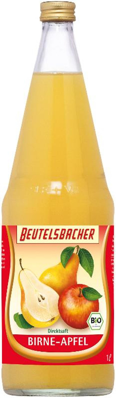 Produktfoto zu Birne Apfel Saft Kasten