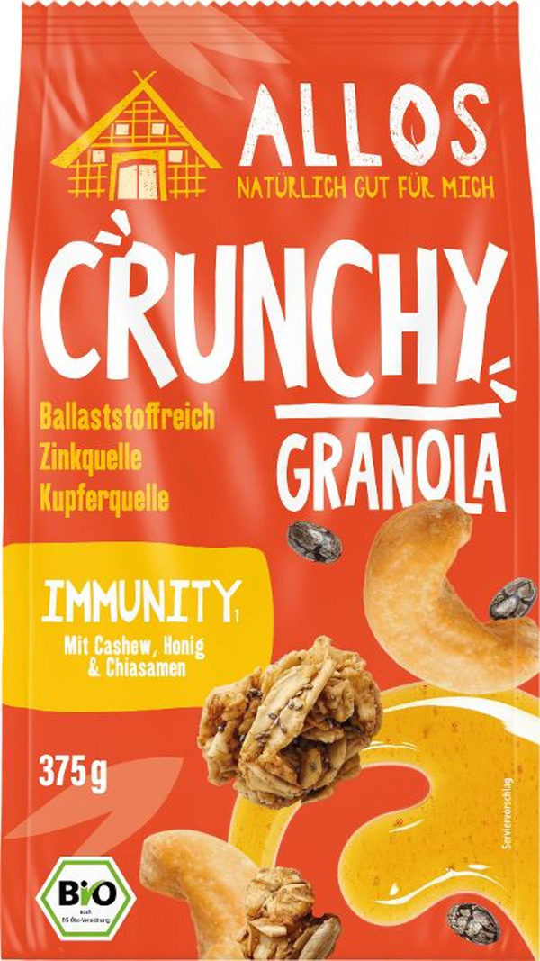 Produktfoto zu NEU: Crunchy Granola Immunity - Einführungspreis!  statt 5,19 €