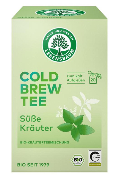 Produktfoto zu Tee Cold Brew Süße Kräuter
