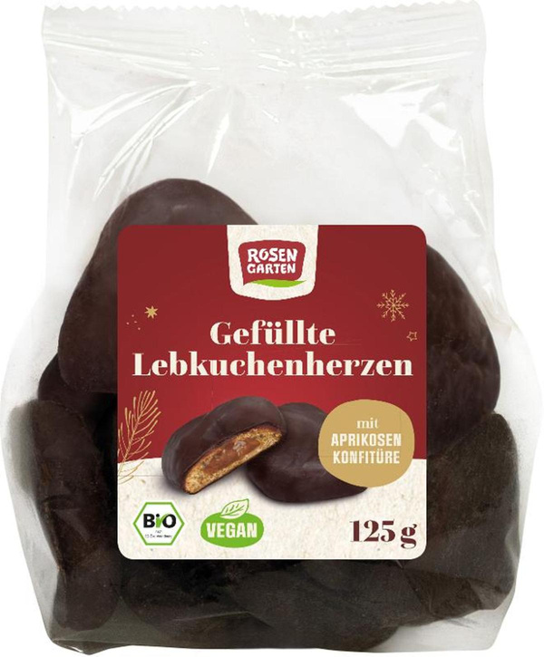 Produktfoto zu Lebkuchenherzen - saftig gefüllt