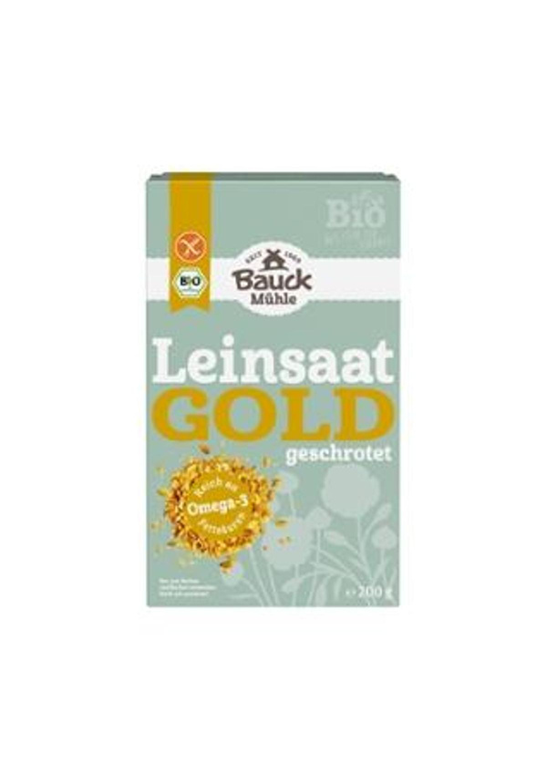 Produktfoto zu Leinsaat Gold geschrotet