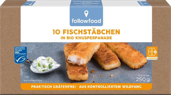 Produktfoto zu Fischstäbchen Seelachs in Knusperpanade TK