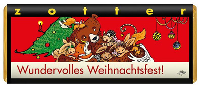 Produktfoto zu Wundervolles Weihnachtsfest Schokolade