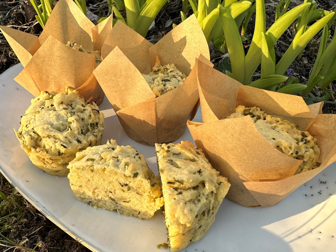 Rezeptbild für Schnittlauch-Feta-Muffins