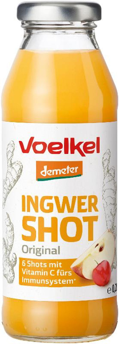 Produktfoto zu Shot Ingwer - mit Apfelsaft