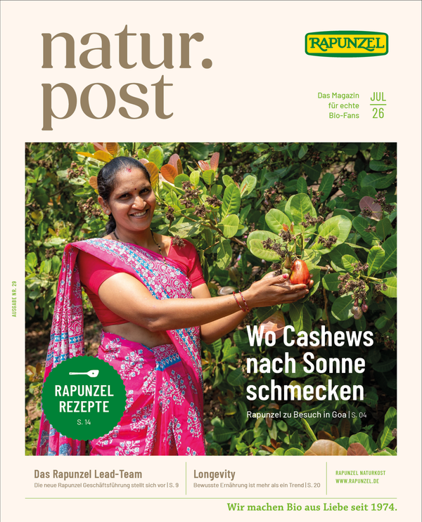Produktfoto zu GRATIS: Neues Rapunzel natur.post Magazin 27. Ausgabe Dezember 2025