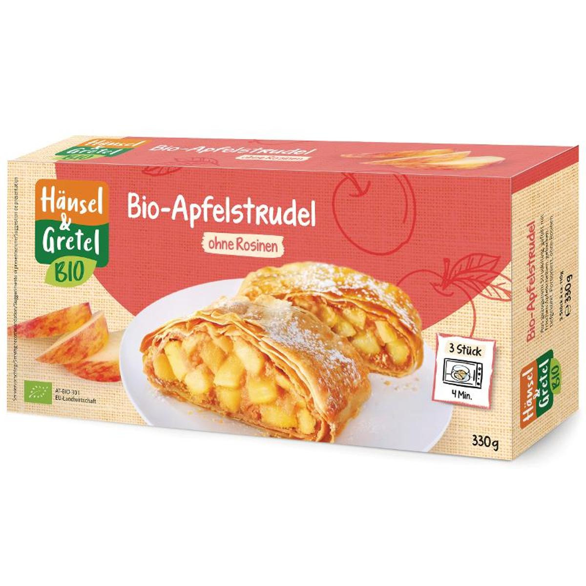 Apfelstrudel - lecker mit Vanilleeis!
