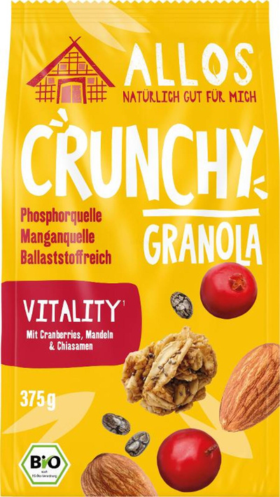 Produktfoto zu NEU: Crunchy Granola Vitality - Einführungspreis!  statt 5,19 €