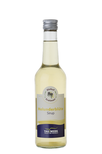 Produktfoto zu Holunderblütensirup regional