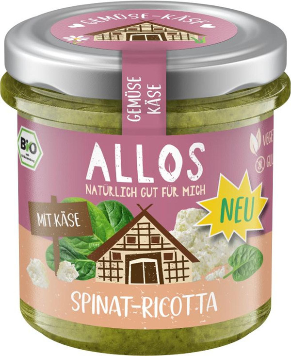 Produktfoto zu NEU: Aufstrich Spinat Ricotta
