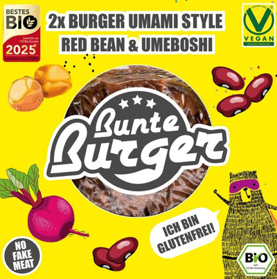 Produktfoto zu Bunte Burger Red Bean Umami Style