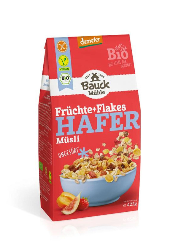 Produktfoto zu Früchte + Flakes Hafer Müsli