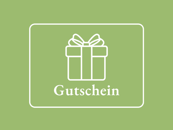 KI generiert: Bild zeigt ein Geschenk-Symbol und den Text "Gutschein" auf grünem Hintergrund.