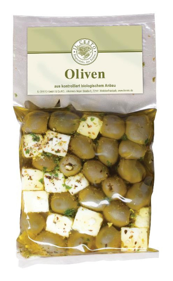 Produktfoto zu Feta-Olivenmix mariniert - Rohkostqualität ohne Stein