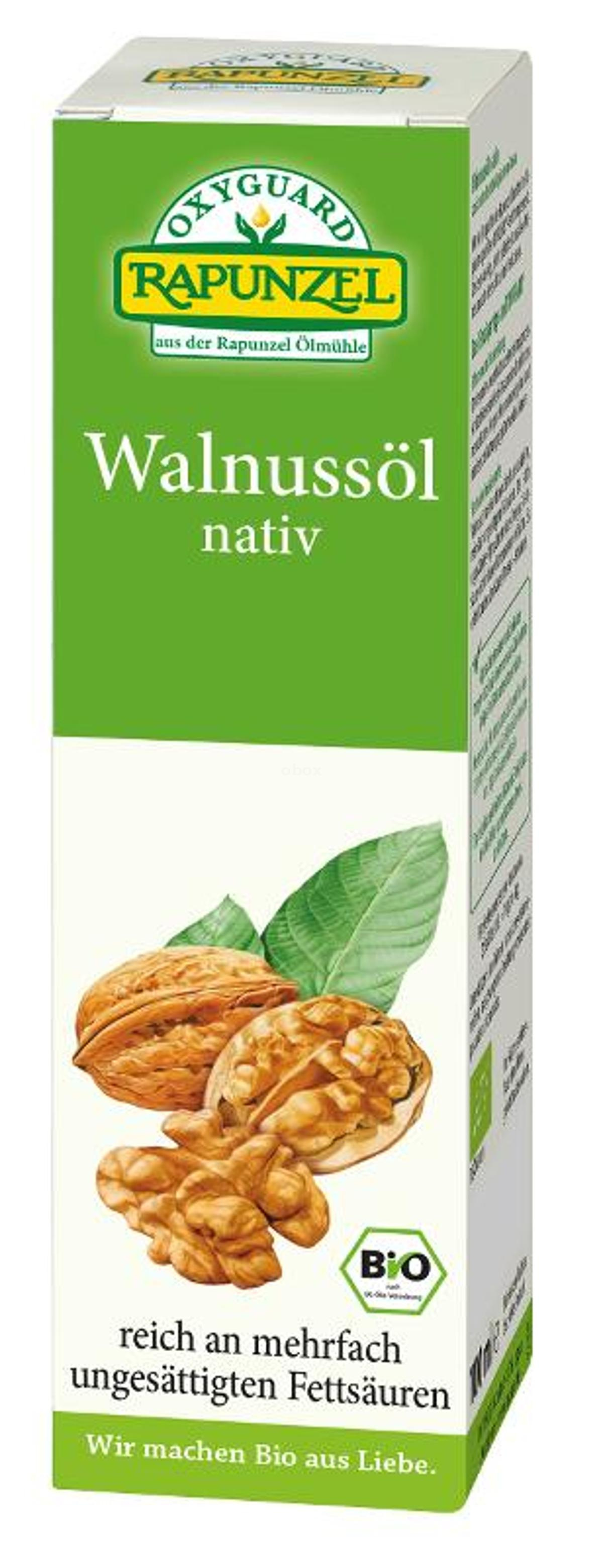 Walnussöl nativ - reich an essentiellen mehrfach ungesättigten Fettsäuren