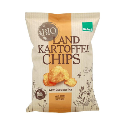 Produktfoto zu Land Kartoffelchips Paprika