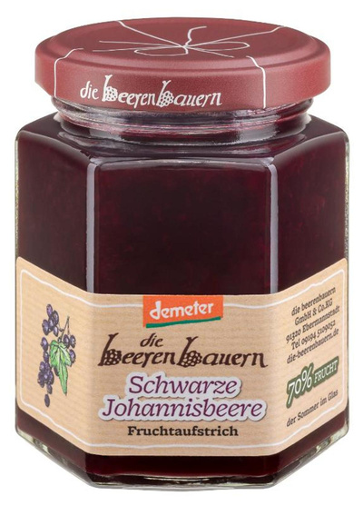 Produktfoto zu NEU: Schwarze Johannisbeere Fruchtaufstrich