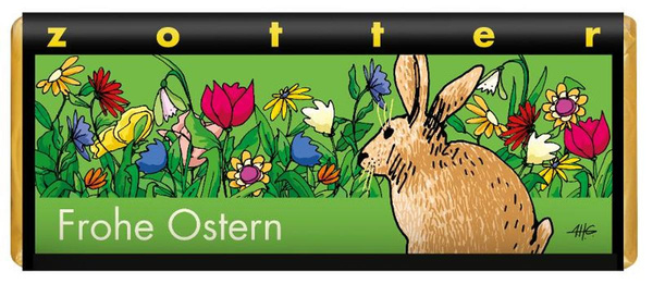 Produktfoto zu Frohe Ostern Schokolade
