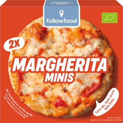 Produktfoto zu Pizza Mini Margherita (2 Stck.)