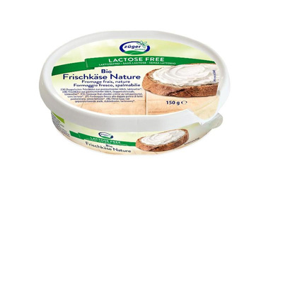 Produktfoto zu Frischkäse natur laktosefrei