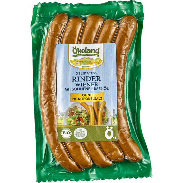 Produktfoto zu Delikatess Rinderwiener 5 Stck